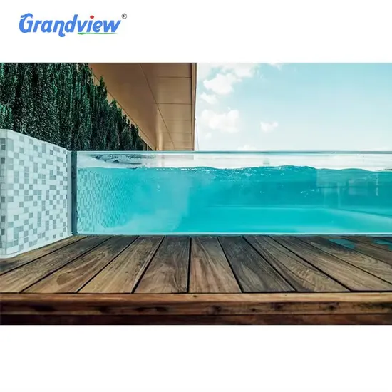 Plexiglass UV Panel for Hotel Swimming Pool Wall