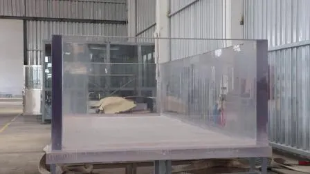 Hard Sided Large Size PMMA Plexiglass Glass Wall for Swimming Pool 