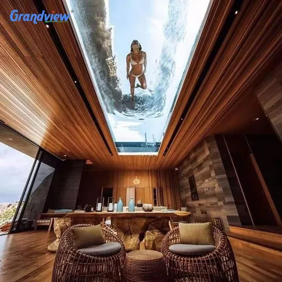 Custom Cast Clear Acrylic Swimming Pool of Sheet Plastic Plexiglass Plate Board Block Panel Perspex Sheet 