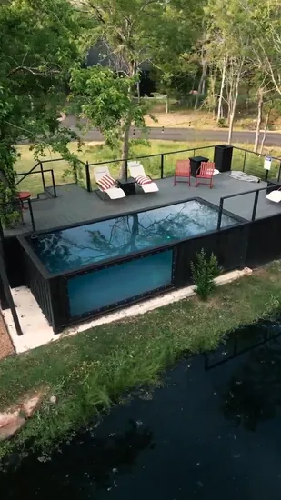 Electric Retractable Pools Enclosure Automatic Telescopic Cover Aluminum Swimming Pool 