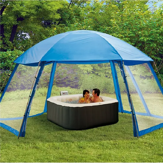 Starmatrix Customized Pool Cover Transparent Air Inflatable Swimming Pool House Tent 
