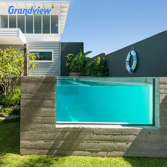 Transparent Above Ground Plexiglass Plastic Fibre Glass Window Sheet Clear Infinity Panel Wall Glass Acrylic Swimming Pool 