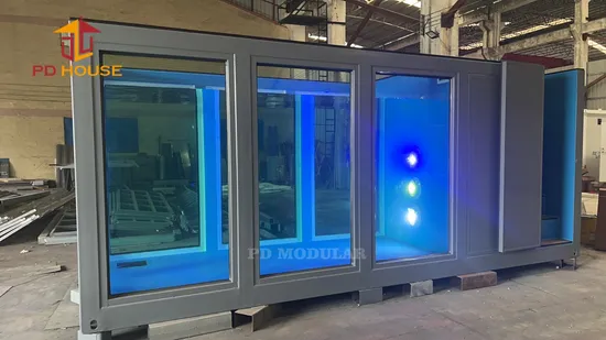 Customized Modern Diving Center Scuba Diving Teaching, Mermaid Performance, Vacation Party, and Glass Swimming Pool 